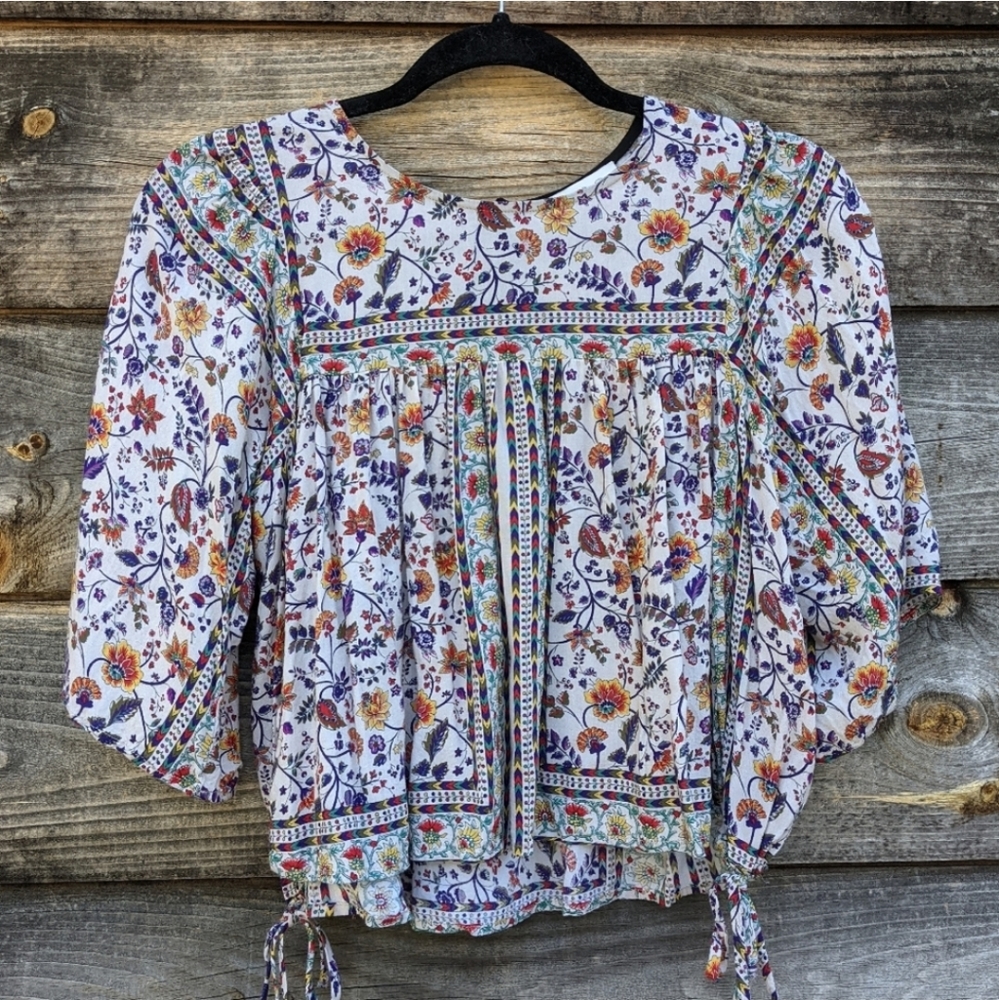 Boho Flowy Crop Top